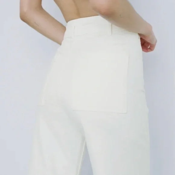 ZARA // The Marine Straight in Off-White - Picture 6 of 7